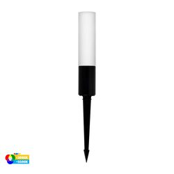 Akril Aluminium RGBCW LED Garden Spike Light Black - HV1449RGBCW-BLK-24V