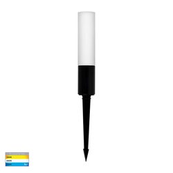 Akril Aluminium 3W LED Garden Spike Light Black - HV1449T-BLK-24V