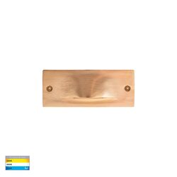 Corba 3W Recessed Brick Light Brass - HV3011T-BR-240V