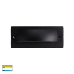 Corba 6W Recessed Brick Light Black - HV3012T-BLK-240V