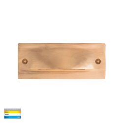 Corba 6W Recessed Brick Light Brass - HV3012T-BR-240V