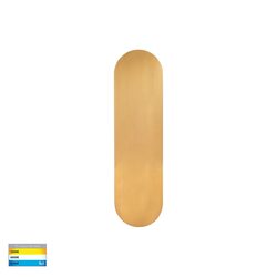 Barline Shadow Aluminium 300mm Wall Light Brass - HV3561T-BR