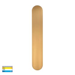 Barline Shadow Aluminium 600mm Wall Light Brass - HV3562T-BR