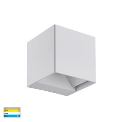 Celes Polycarbonate Square Up and Down LED Wall Light White - HV3611T-WHT