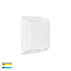 Contec Aluminium Up and Down LED Wall Light White - HV3662T-WHT-240V