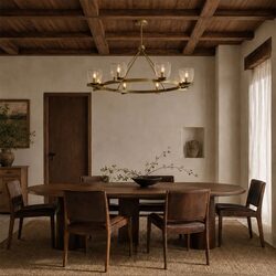 Radam 8 Light Pendant Vintage Brass - RADAM PE8-VB