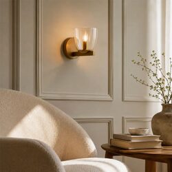 Radam Single Wall Light Vintage Brass - RADAM WB1-VB