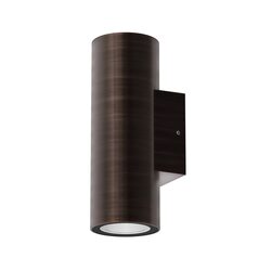 Alira-2 240V Up/Down Outdoor LED Wall Light Antique Brass / Quinto - 10641