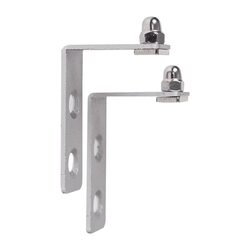 Wall Mounting Brackets To Suit Aluminium Profile - HV9705-WB-SLV