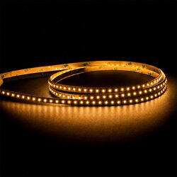 9.6W IP20 24V DC 128 LED 3000K 30 Metre LED Strip / Warm White - HV9722-IP20-128-3K-30M