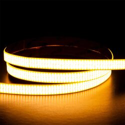 14W IP20 24V DC 1152 LED COB 3000K 1 Metre LED Strip / Warm White - HV9761-IP20-1152-3K
