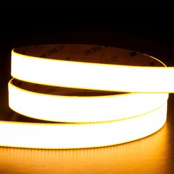 30W IP20 24V DC 3072 LED COB 3000K 30 Metre LED Strip / Warm White - HV9761-IP20-3072-3K-30M