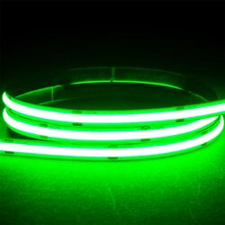 9.6W IP20 24V DC 320 LED COB Dotless 1 Metre LED Strip / Green - HV9761-IP20-320-G