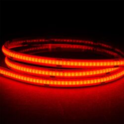 9.6W IP20 24V DC 320 LED COB Dotless 30 Metre LED Strip / Red - HV9761-IP20-320-R-30M