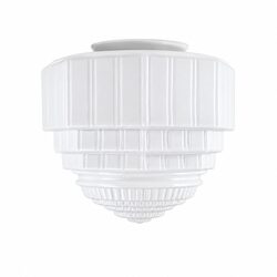 St Helens Glass Shade 6 1/4" Fitter Opal Gloss - LOI3090595