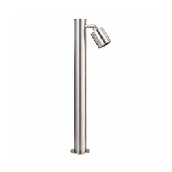 Pathway 10W 12V DC Single Adjustable LED Bollard Light 316 Stainless Steel / Tri-Colour