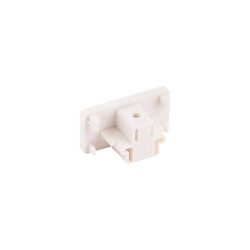 Single Circuit Track End Cap White - STR4800EC/WH