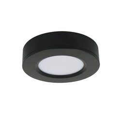 UB 3W 12V DC LED Recessed / Surface Mounted Cabinet Light Black / Tri-Colour - UB2