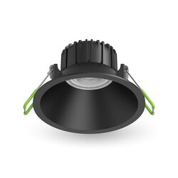 Lumara 12W LED High CRI Dimmable Downlight Black / Tri-Colour - AT9075/BK/TRI
