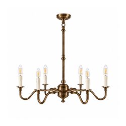 Prescot Chandelier Dark Bronze - ELPIM50727COP