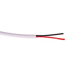 2 Core Red And Black Cable With White Outer Sheathing - HV9980