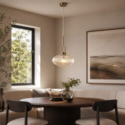 Cape 1 Light Pendant Brushed Nickel - LOI1001605