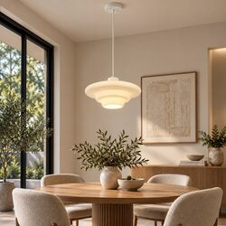 Haywood Pendant 32cm White - LOI1001618
