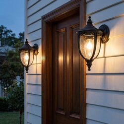 Keppel Small Outdoor Wall Light Antique Bronze - LOI1001709