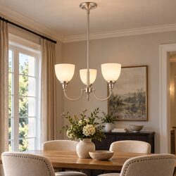 Benson 3 Light Pendant Brushed Nickel - LOI1001714