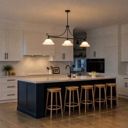 Dallas 3 Light Bench Pendant Bronze - LOI1001738