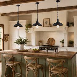 Foundry Large Indoor Chain Pendant Light Antique Bronze - LOI1001773
