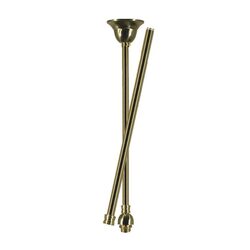 Rod Set 3/4" X 1M 2PC Polished Brass - LOI3006090