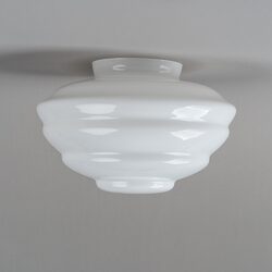 Cannes Glass Shade 4 1/4" Fitter Opal Gloss - LOI3090121