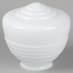Domec Glass Shade 4 1/4" Fitter Opal Gloss - LOI3090138