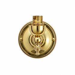 Koscina 1 Light Wall Bracket Polished Brass Frame Only - LOI3090292