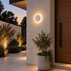 Uno 180mm 12W LED Wall Light White / Tri-Colour - UOW-UNO-180-WH