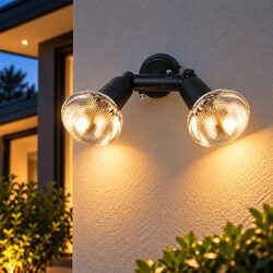 Dusk to Dawn Double PAR38 Floodlight - KPDS300-BL