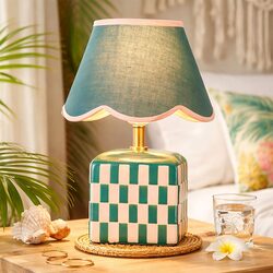 Valentina Ceramic Table Lamp Green - LL-27-0336G