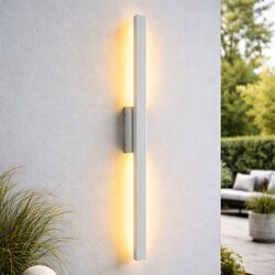 Nadia LED Outdoor Wall Light Matt White - LLOL050W