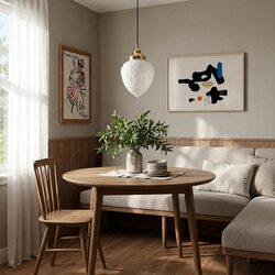 Asheville With Cloth Cord Suspension Polished Brass -LOI3090341A
