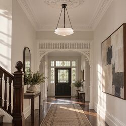 Chelsea 14" Shade On 3 Chain Suspension Patina - LOI3090419A