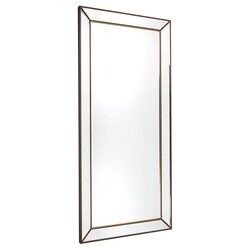 Zeta Floor Mirror Antique Gold - 40399