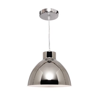 Dome 1 Light Pendant Chrome - DOME1PCHR