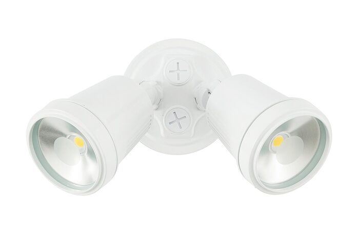 Hunter-III 22W LED Twin Spotlight White / Cool White - 19242/05