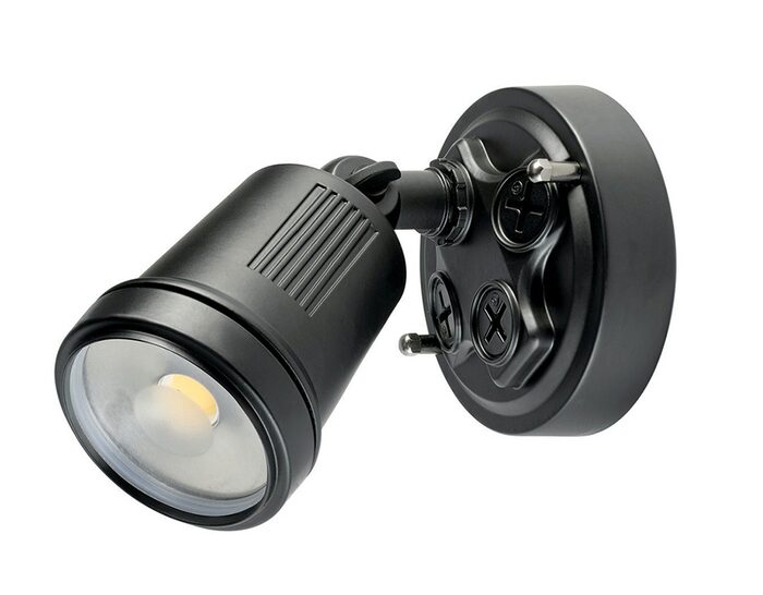 Hunter-III 11W LED Single Spotlight Black / Cool White - 19239/06