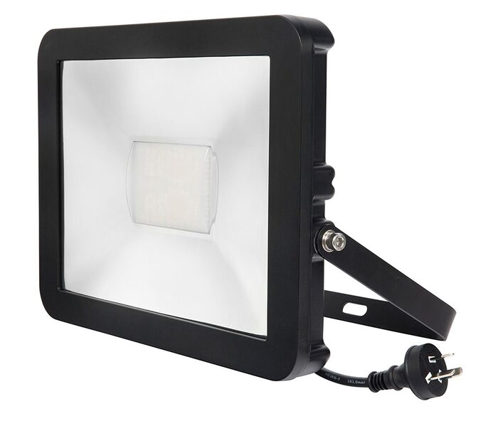 Stealth Slim 50W LED Floodlight Black / Cool White - 19489/06