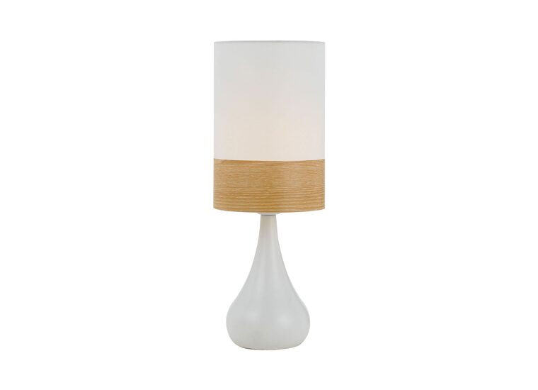 Akira White/Oak Table Lamp