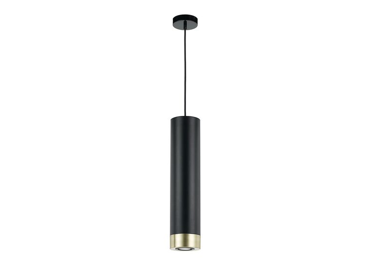 Dakota Black / Brass LED Pendant