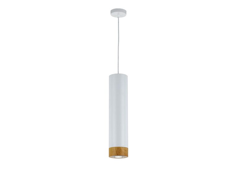 Dakota White / Oak LED Pendant