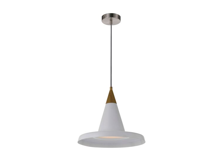 Ekland 1 Light White Pendant